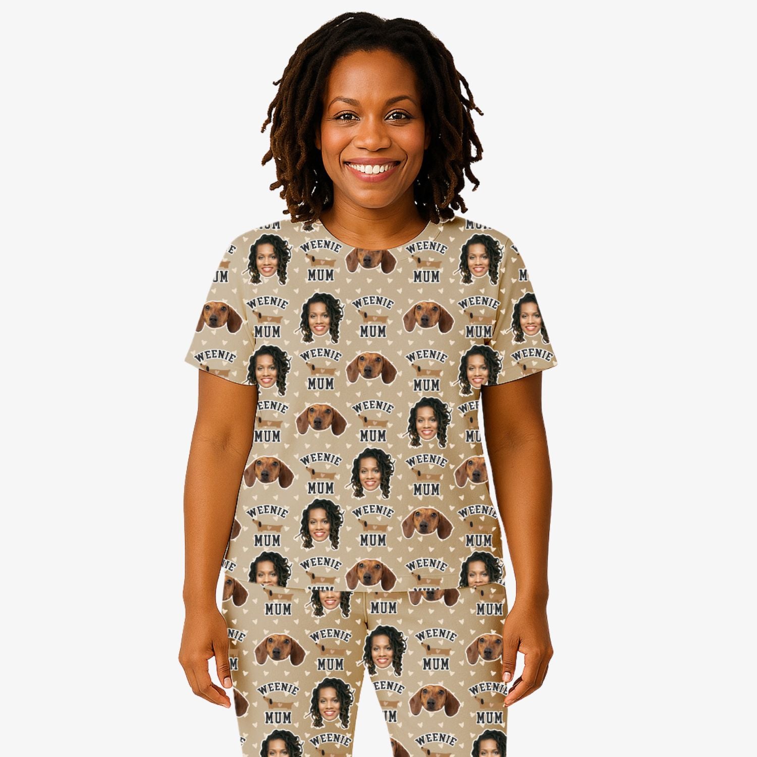 Weenie Mum Women's Personalised Pyjamas