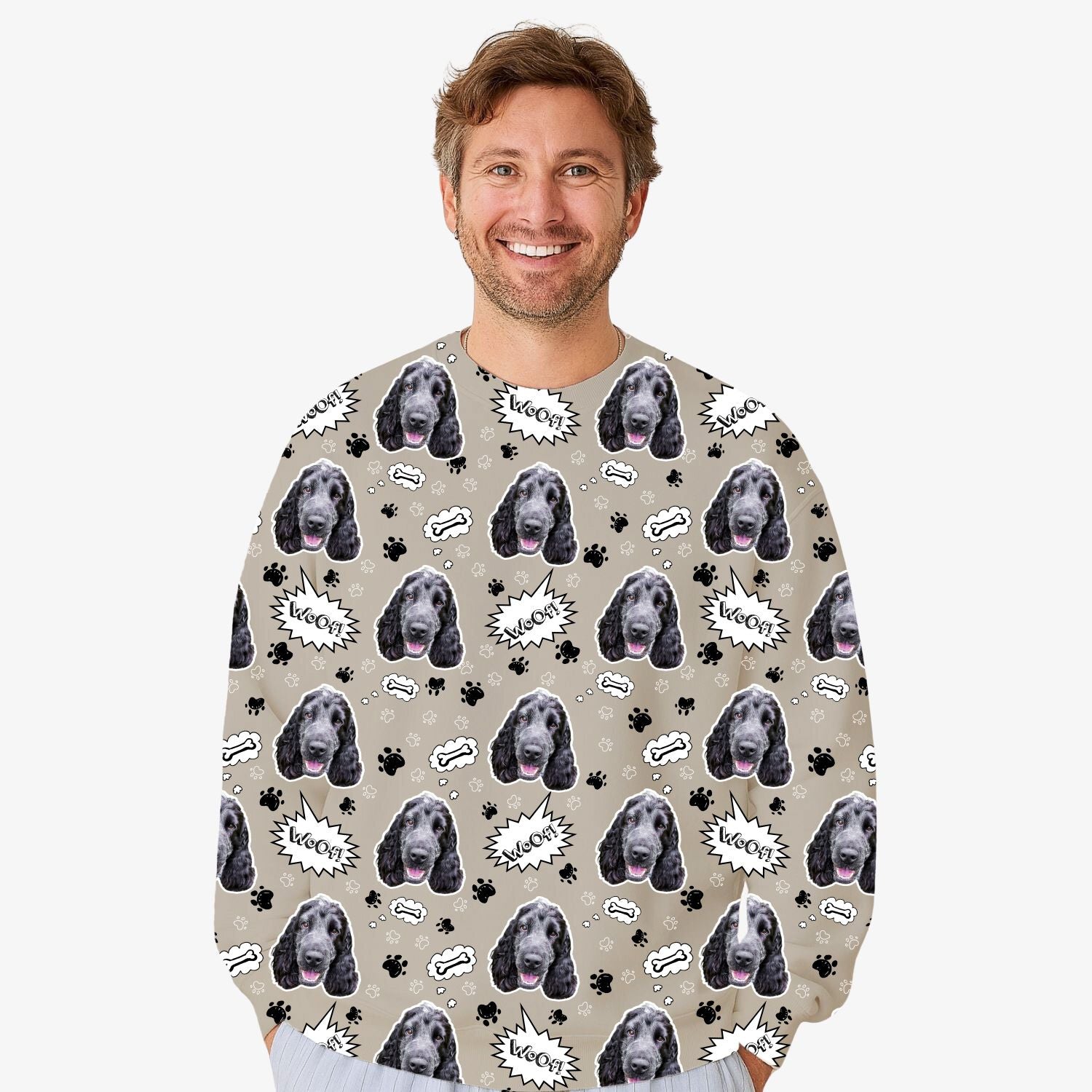 Woof Dog Personalised Sweatshirt