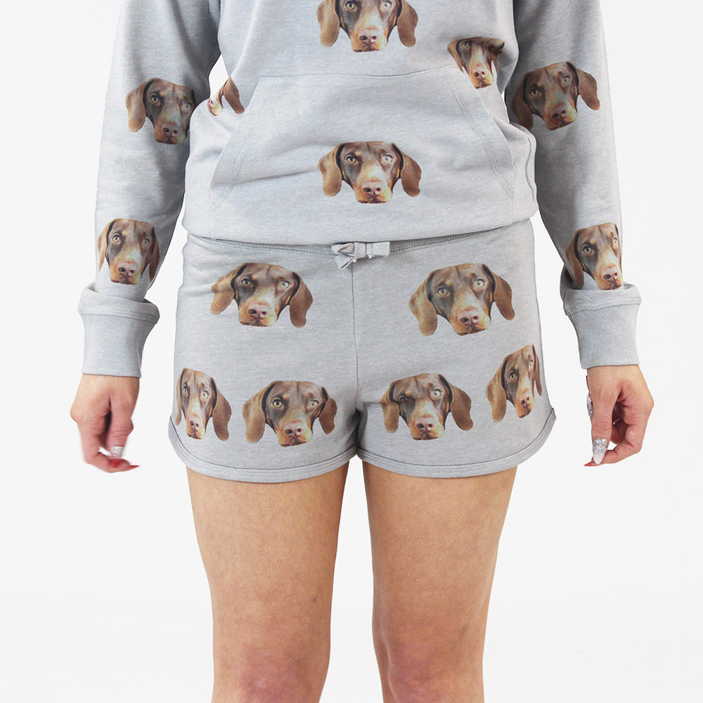 Your Dogs Face On Ladies Shorts