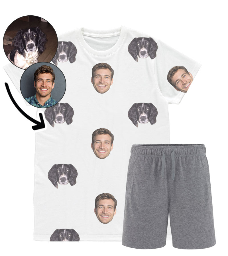 Dog & Owner Mens Photo Pyjamas