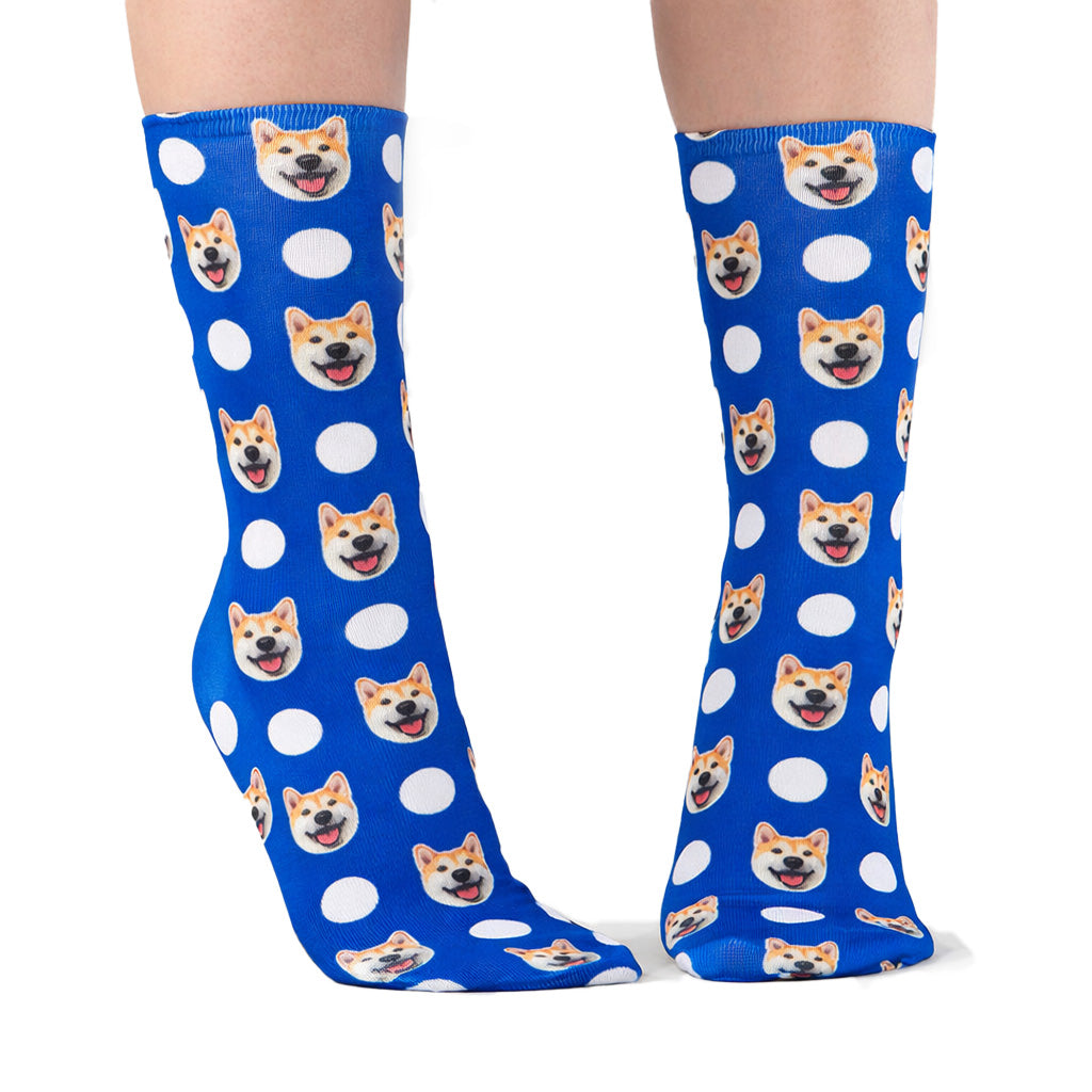Polka Dog Socks