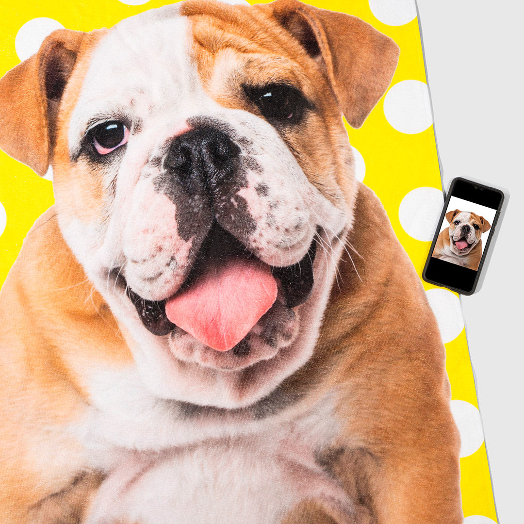 Dog Face Beach Towel