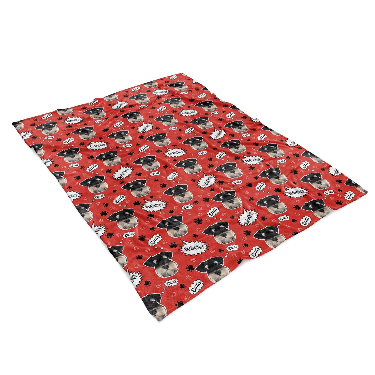 photo blanket featuring your dog