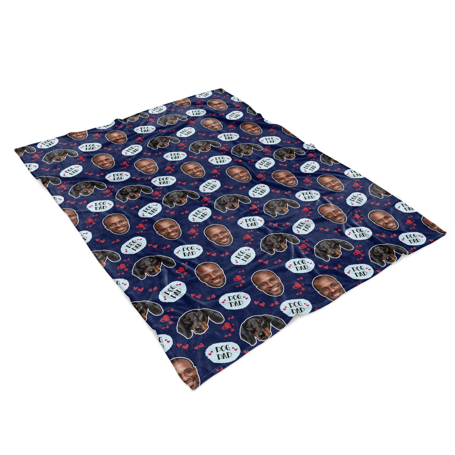 custom dog dad blanket