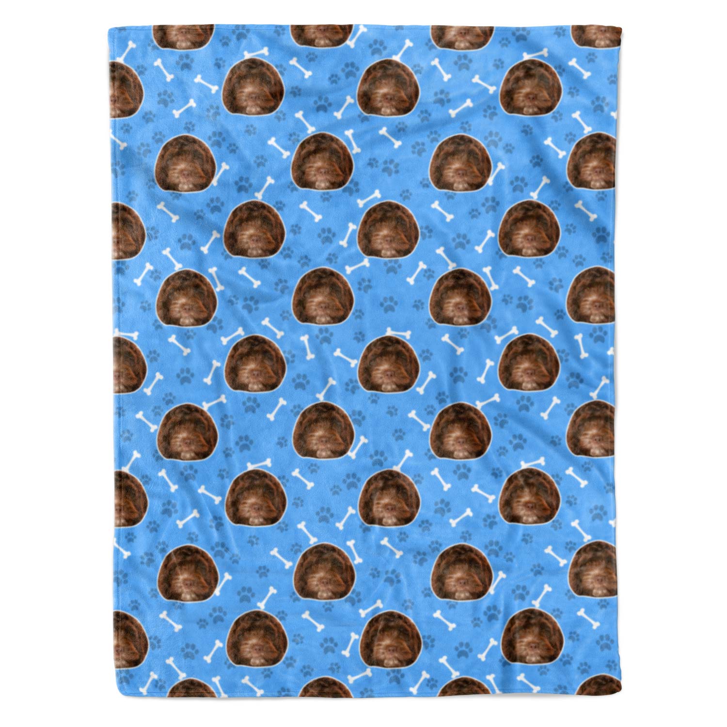 dog photo blanket