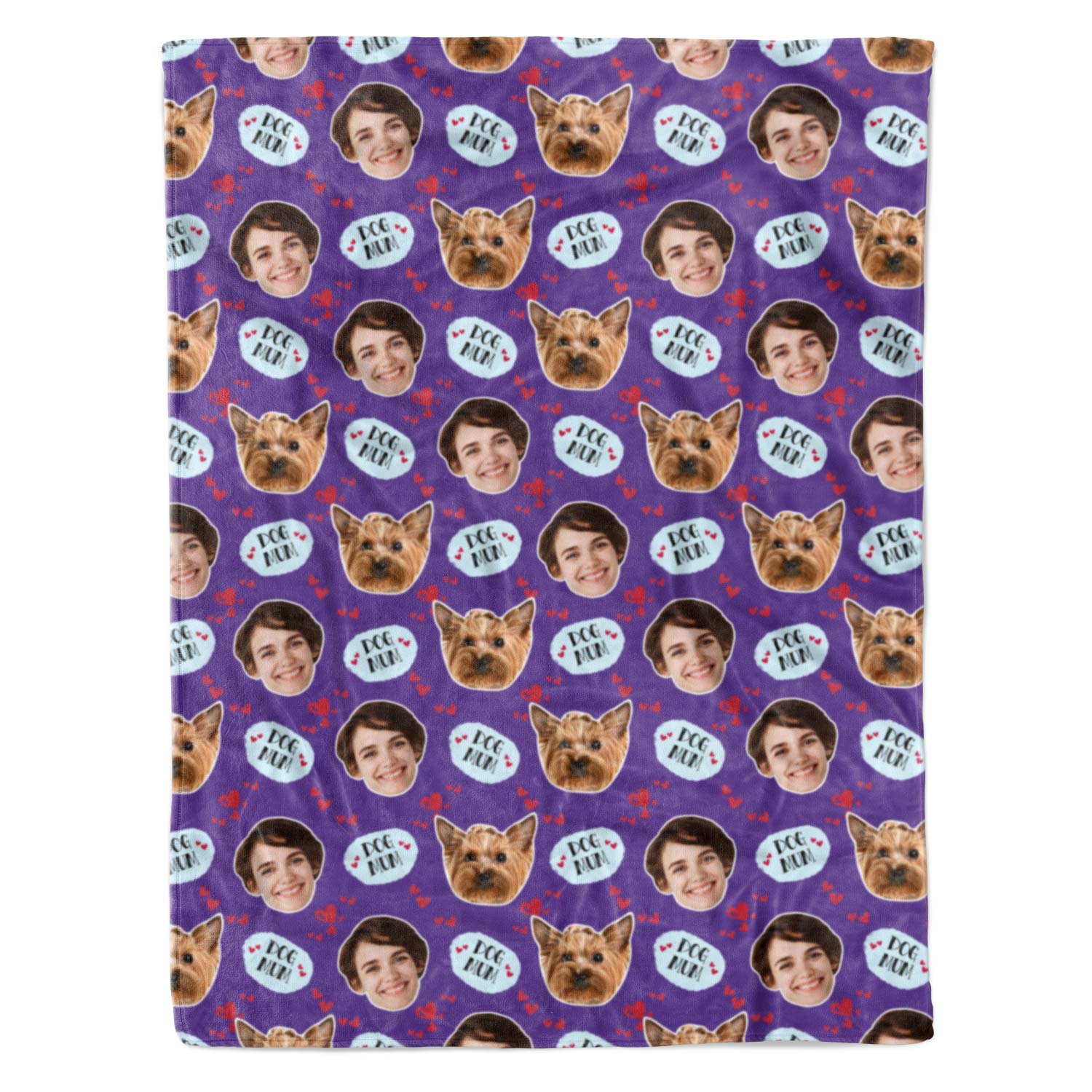 Dog Mum Personalised Blanket