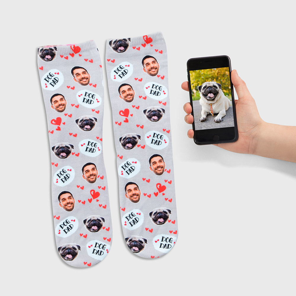 Personalised Dog Dad Socks