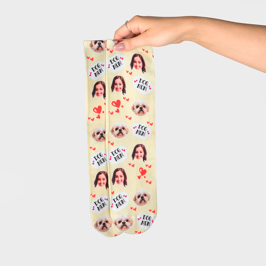 Dog Mum Photo Socks