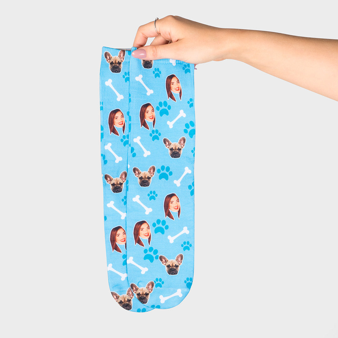 Dog & Owner Photo Socks