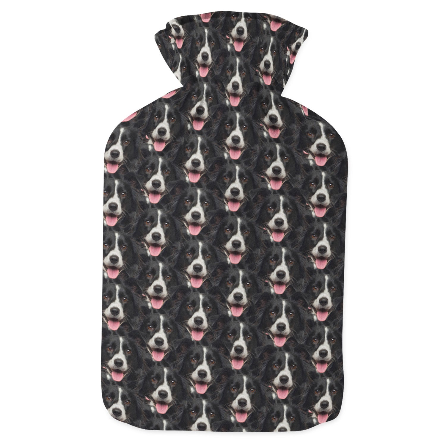 your dogs face on a dog hot water bottle