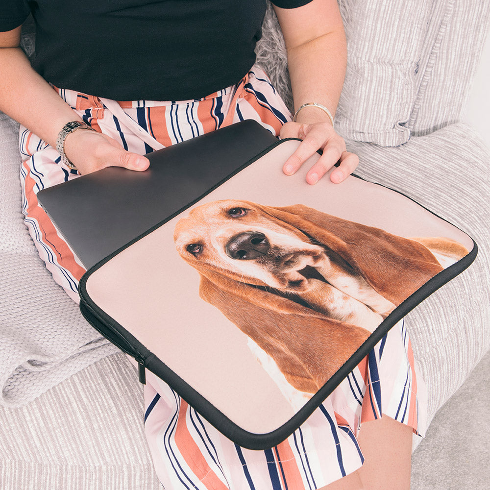 Your Dogs Photo Laptop Case