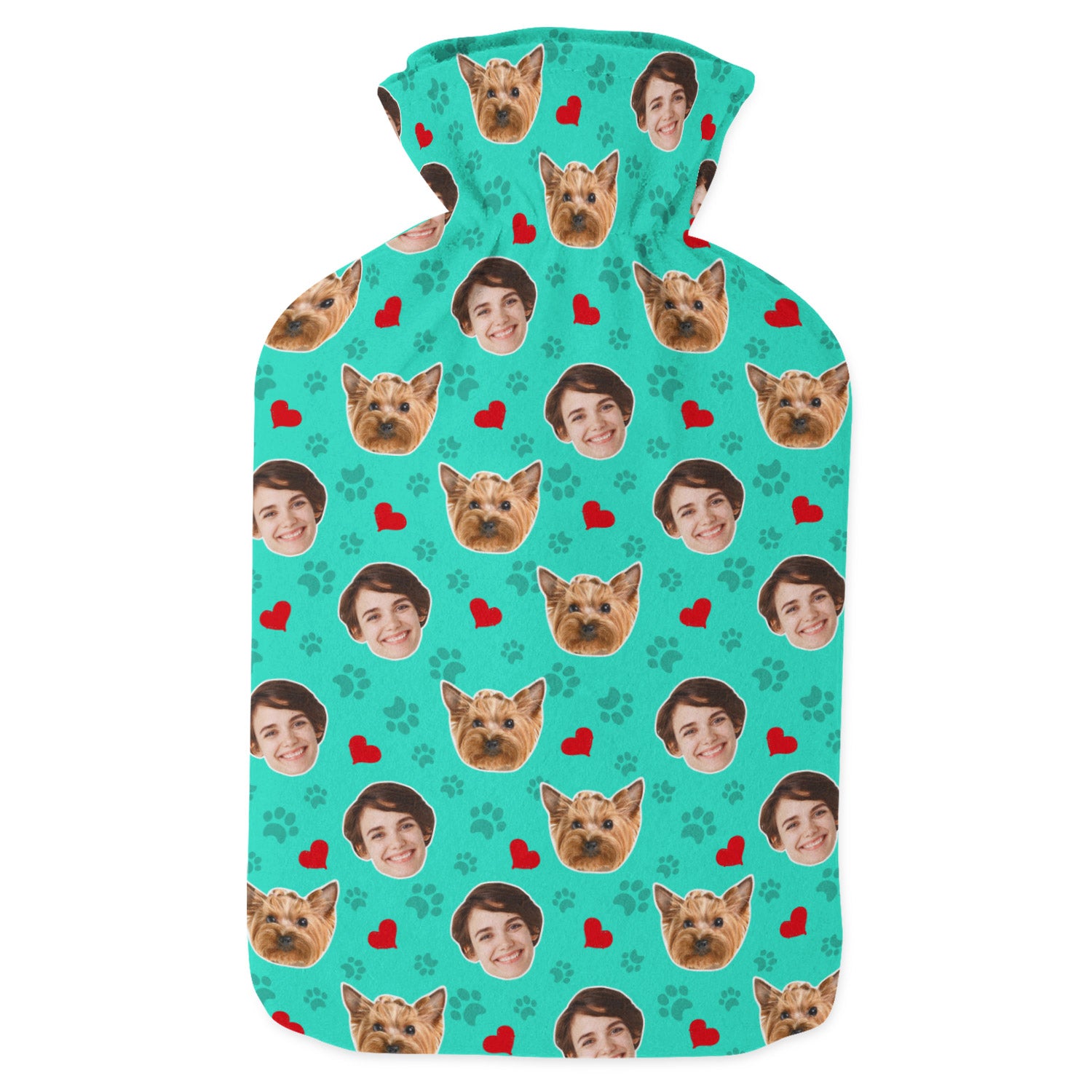 Paw Hearts Dog Hot Water Bottle