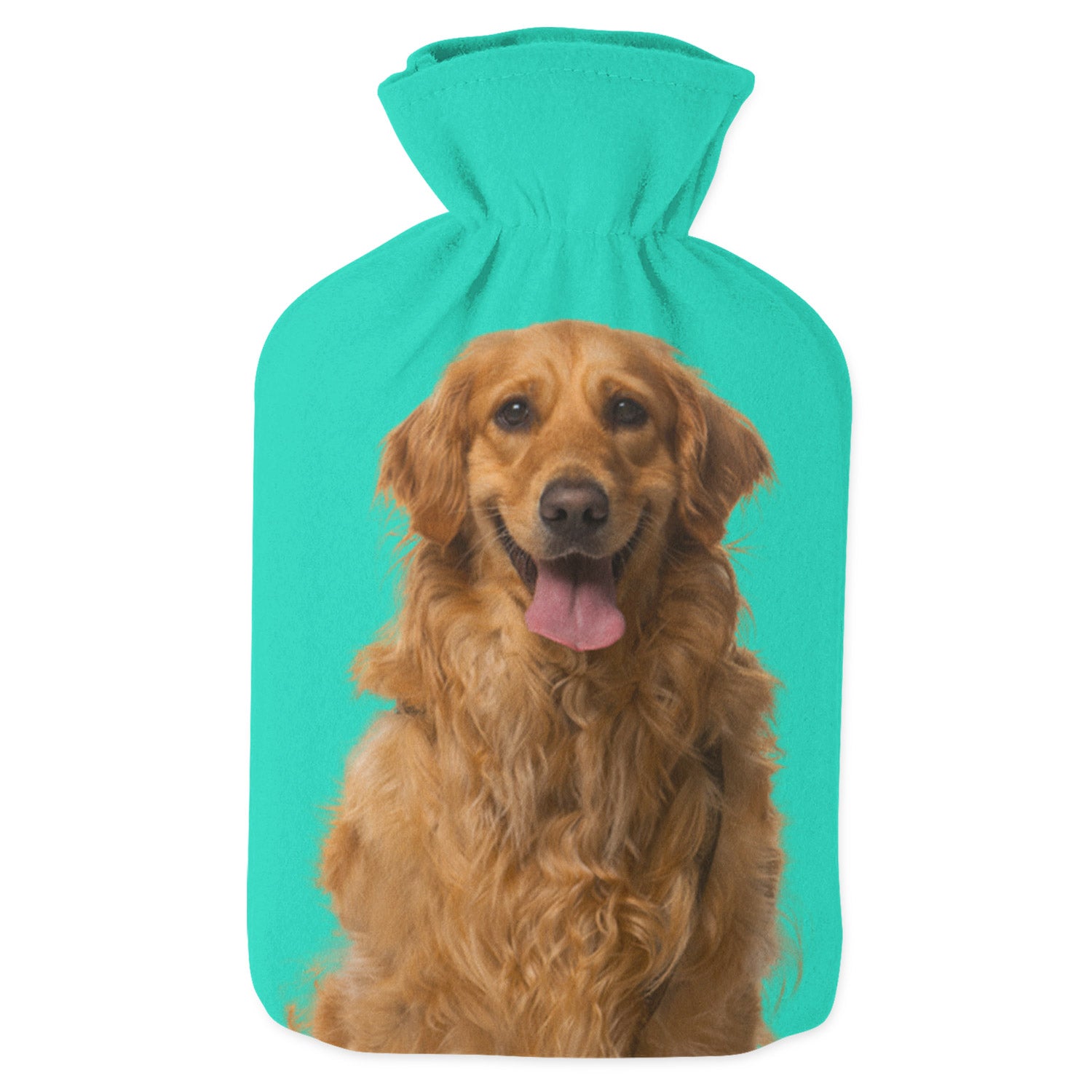 mint personalised dog hot water bottle