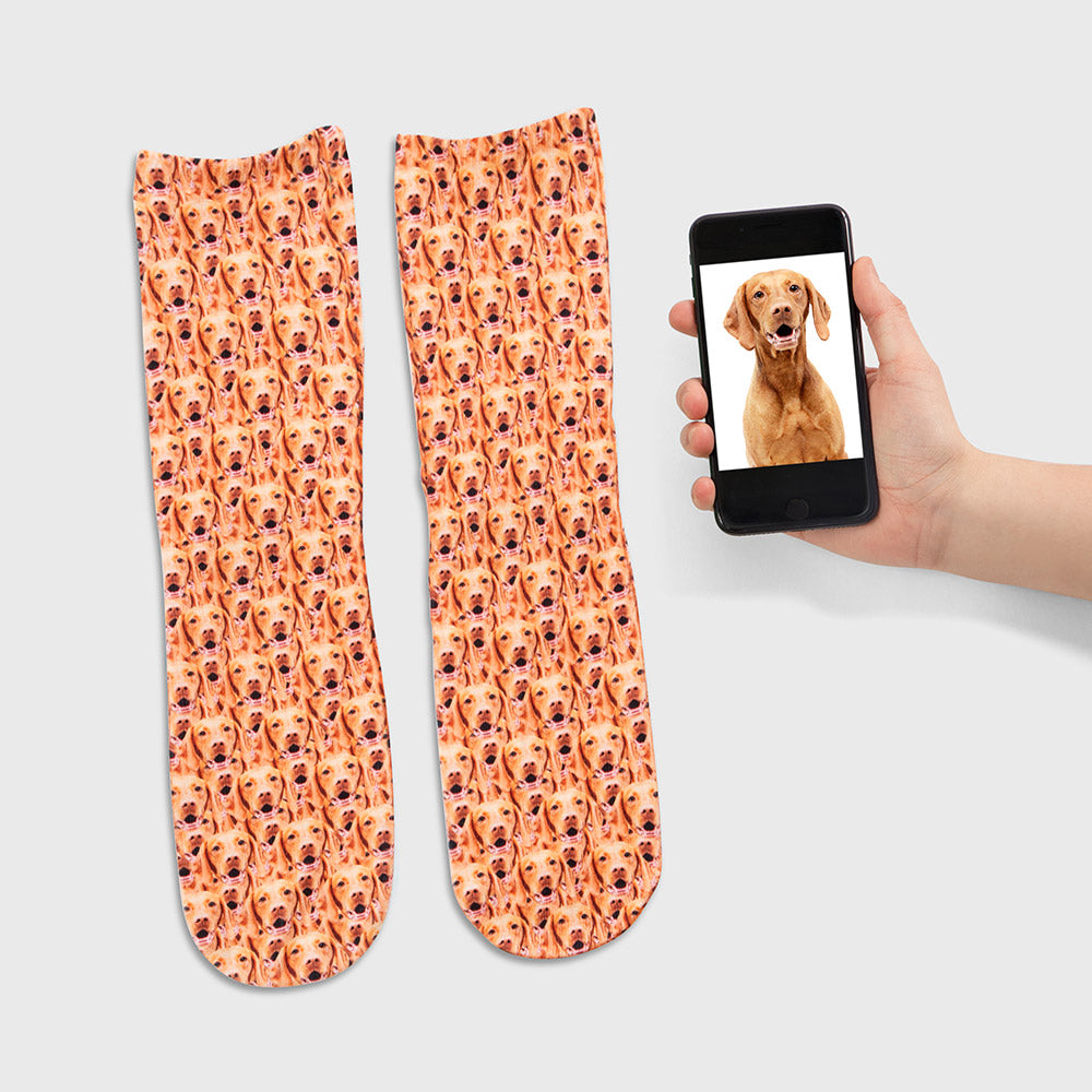 Face Mash DogSocks