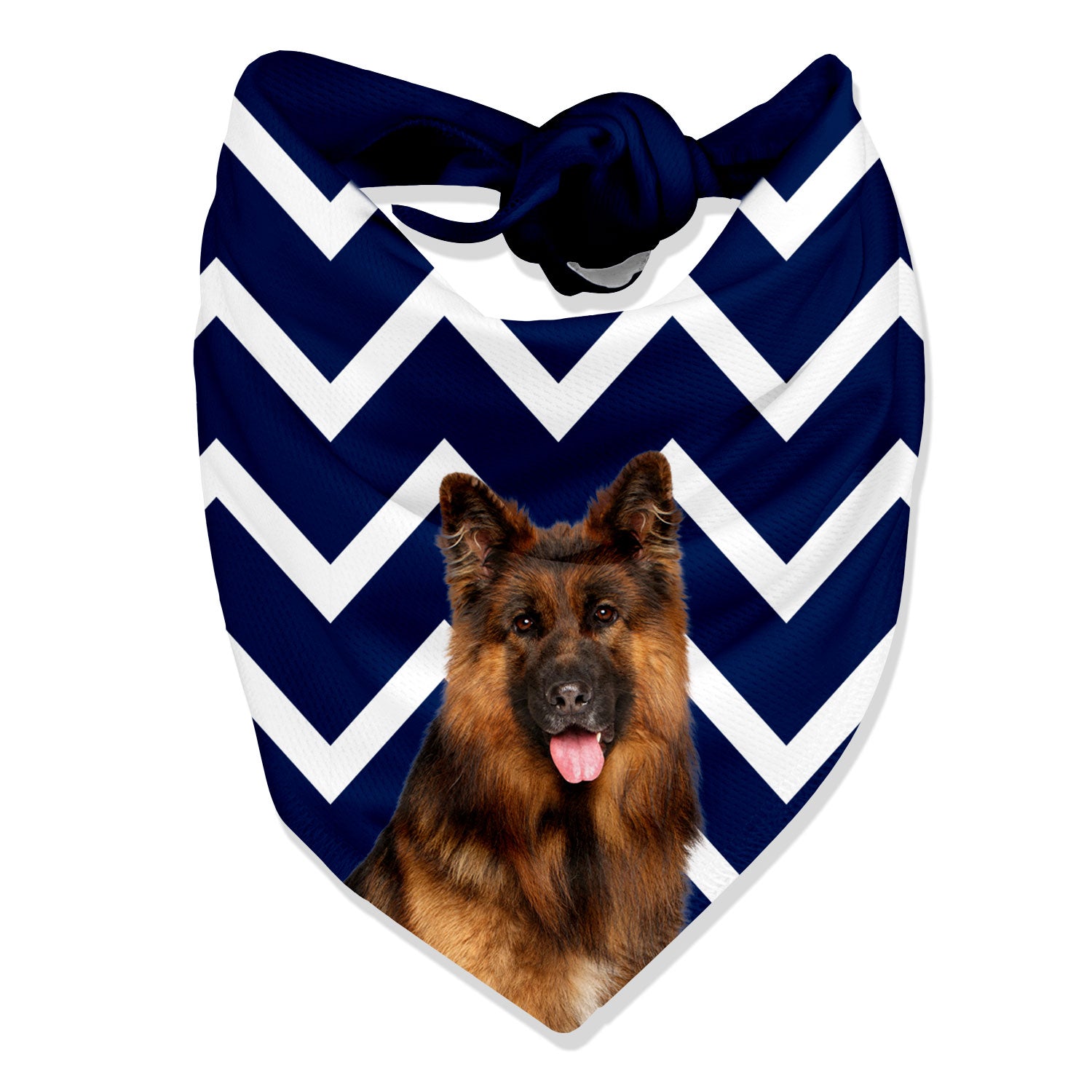 Zigzag Personalised Dog Bandana