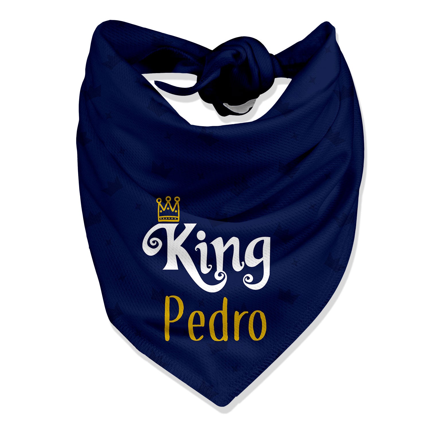 King Personalised Dog Bandana