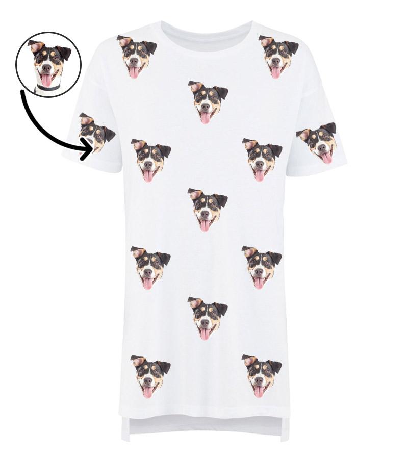 Your Dog On Personalised Ladies Nightie
