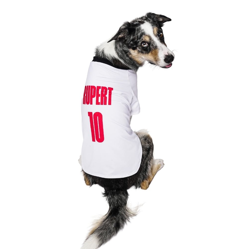 Personalised England Dog Football Shirt