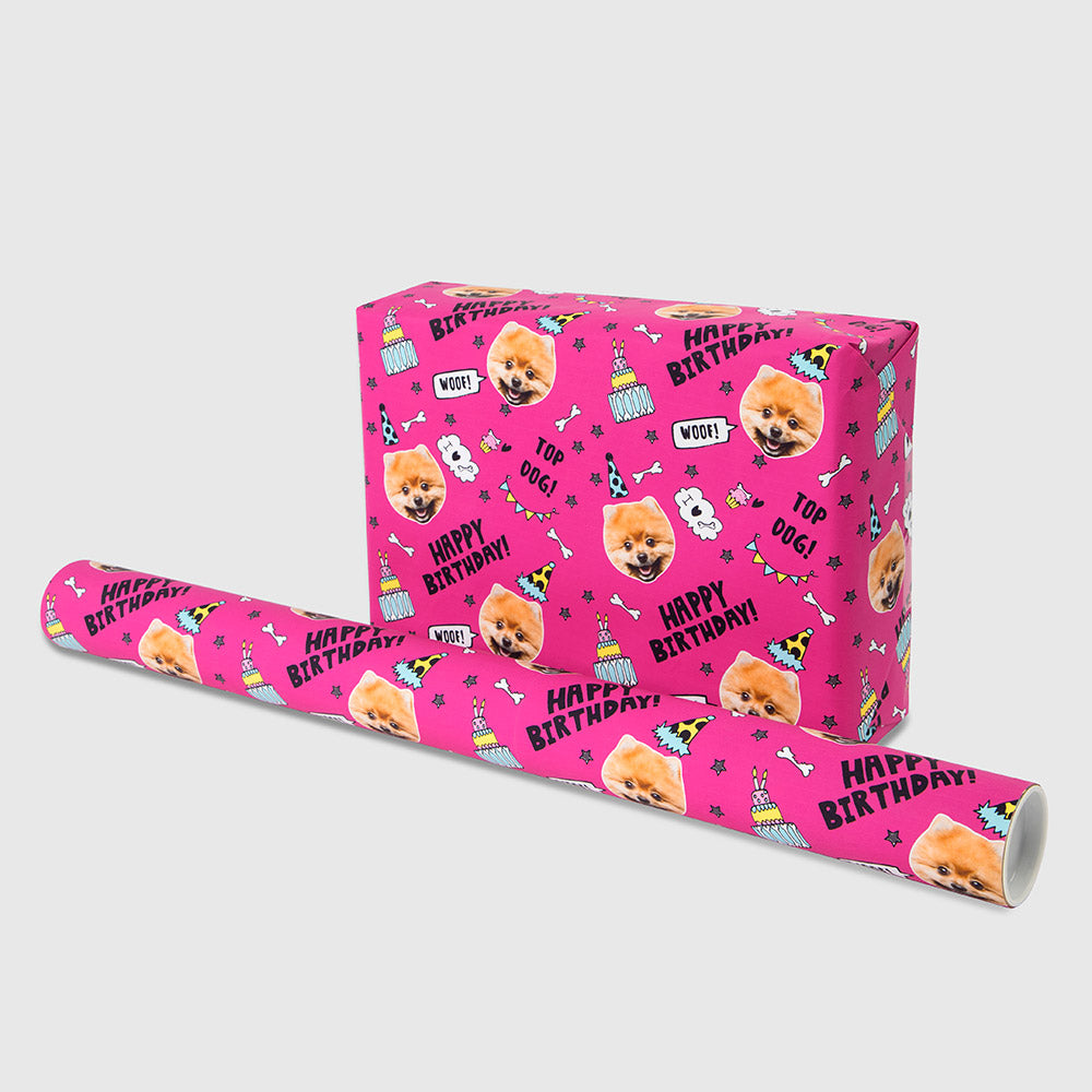 Your Dog On Photo Wrapping Paper