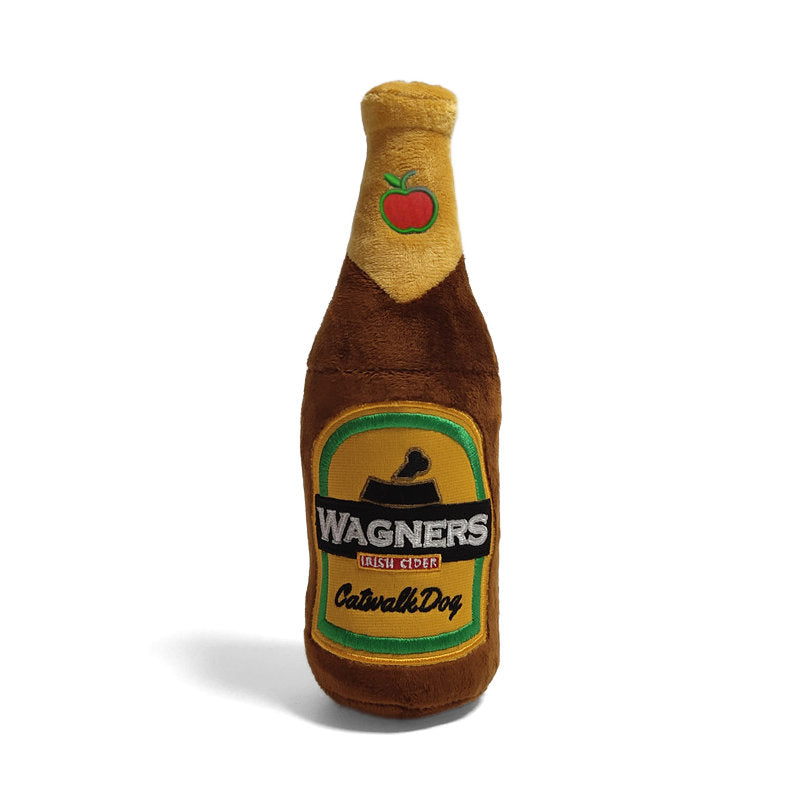 Wagners Irish Cider Bottle Plush Dog Toy