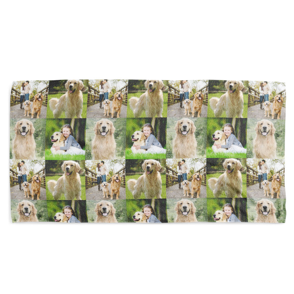 Your Dog Collage Towel