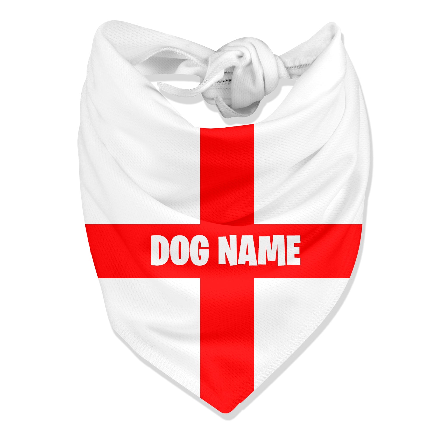 Personalised England Dog Bandana