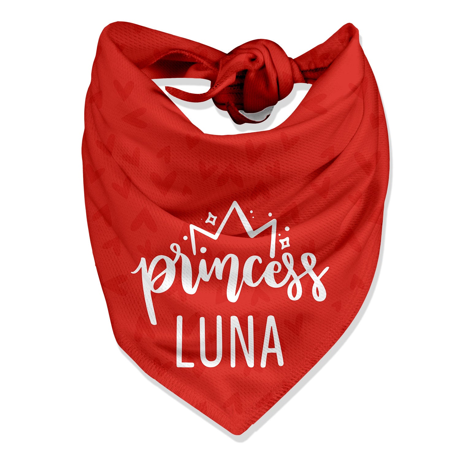 Princess Personalised Dog Bandana