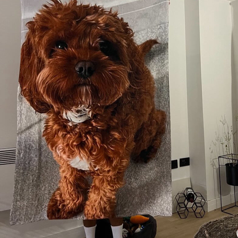 Dog Full Photo Personalised Blanket