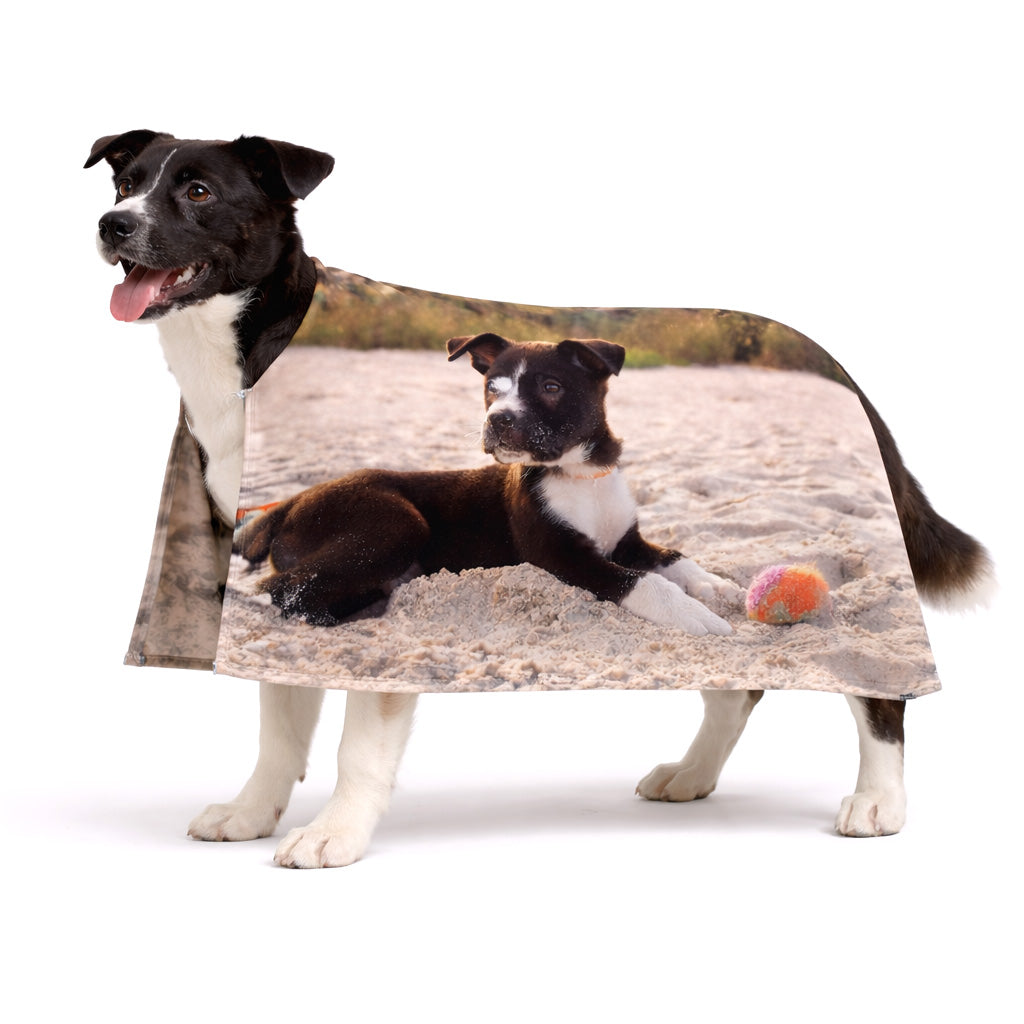 All Over Full Photo Personalised Dog Towel