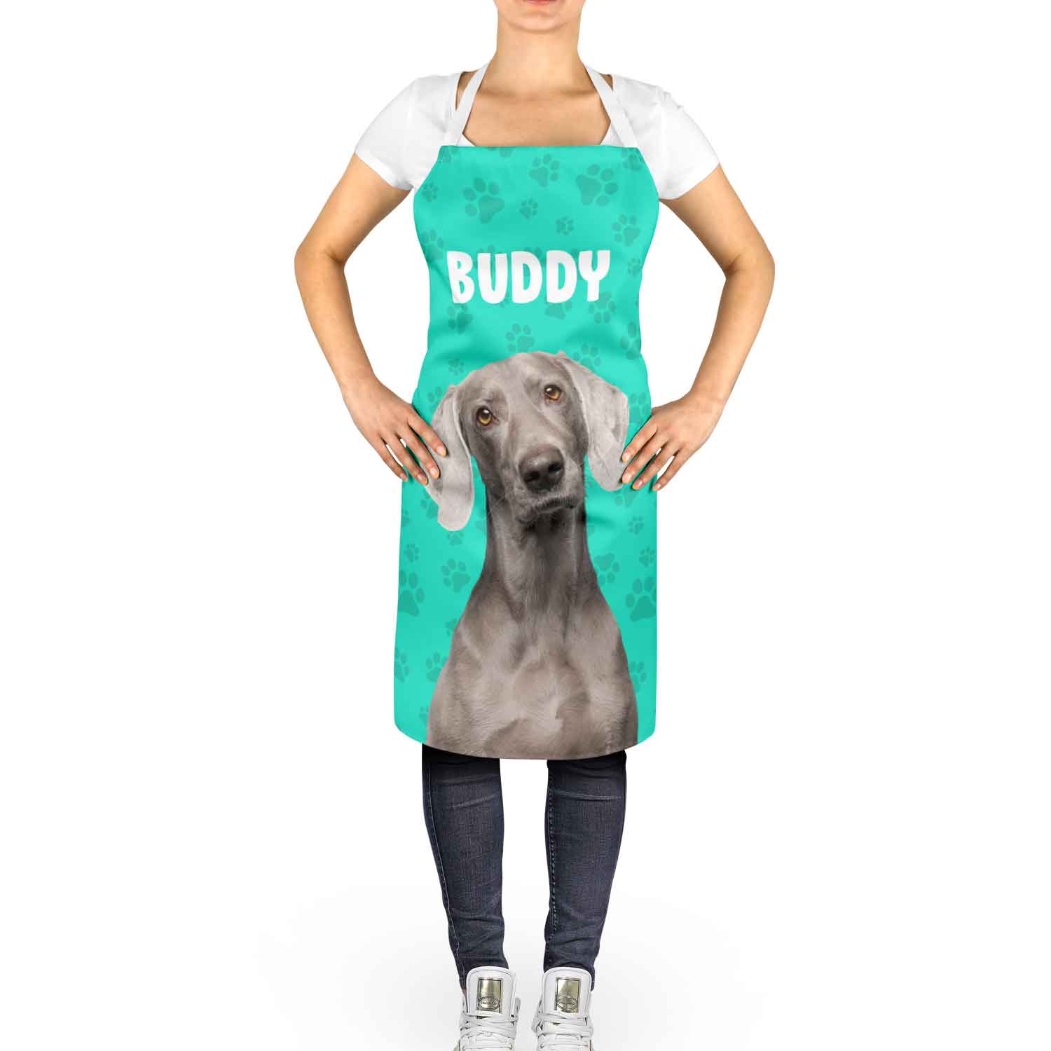 Your Dog Name & Face Personalised Apron