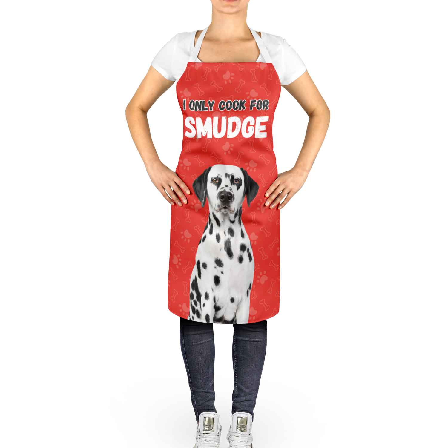 I Only Cook For (Dogs Name) Personalised Apron