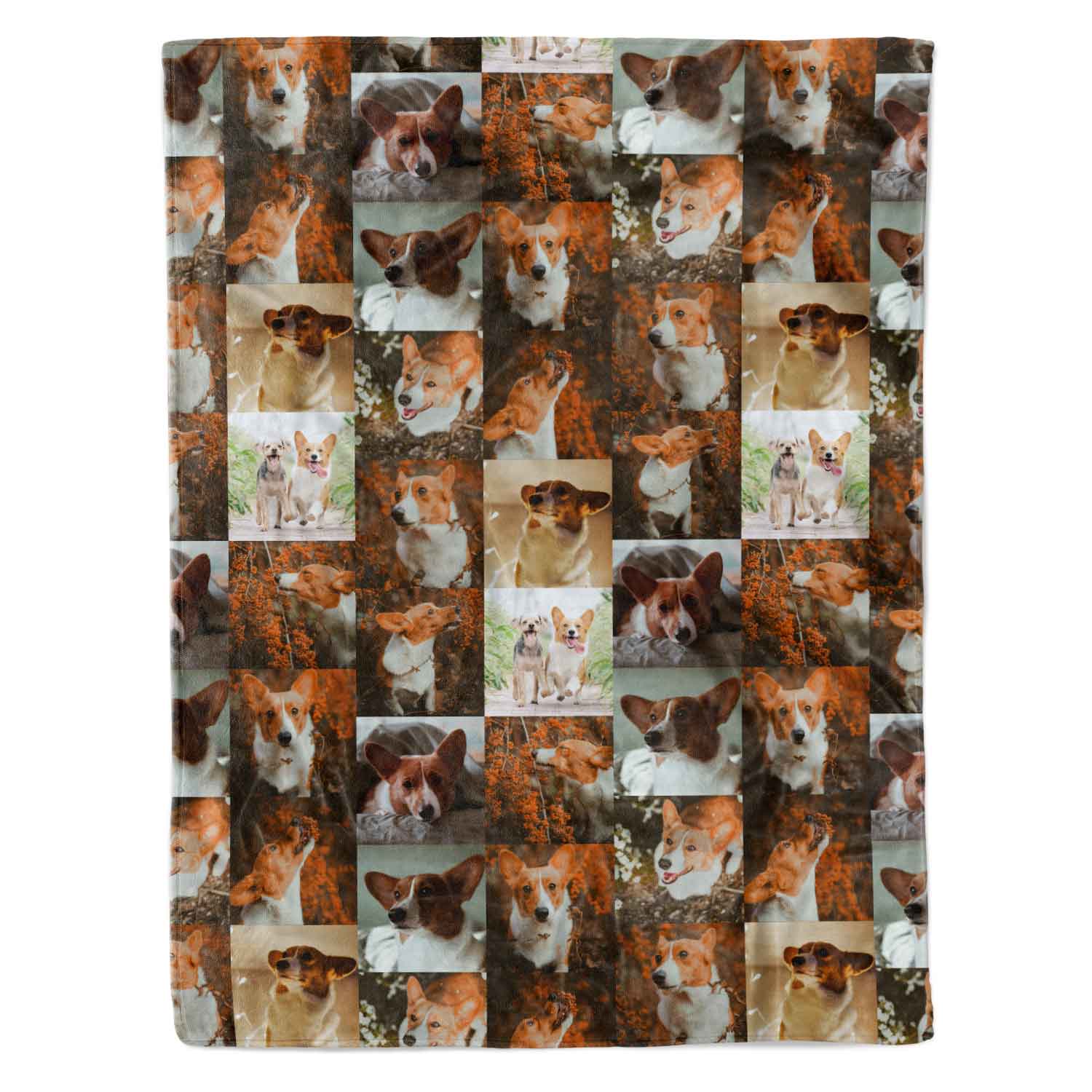 All Over Photo Collage Personalised Blanket With 40 Images