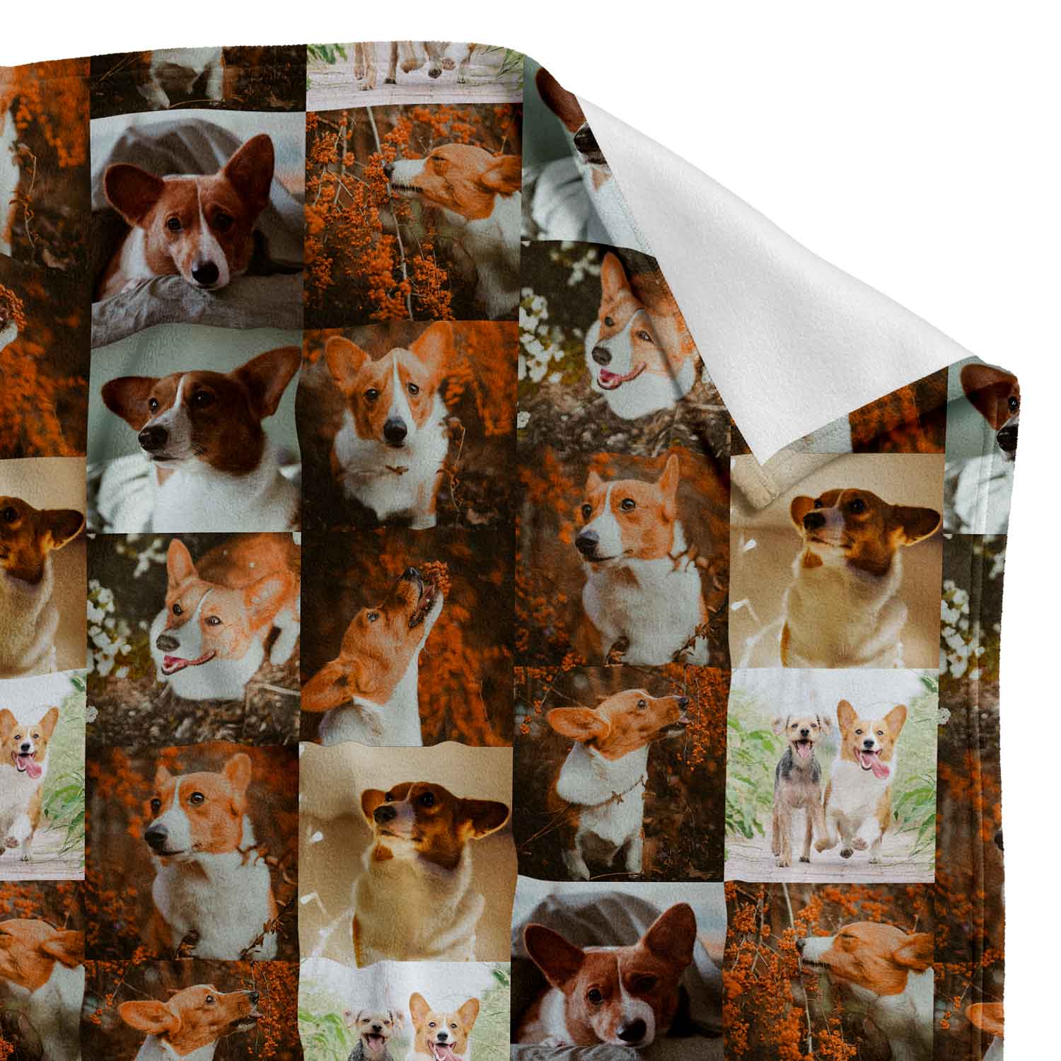 All Over Photo Collage Personalised Blanket With 40 Images