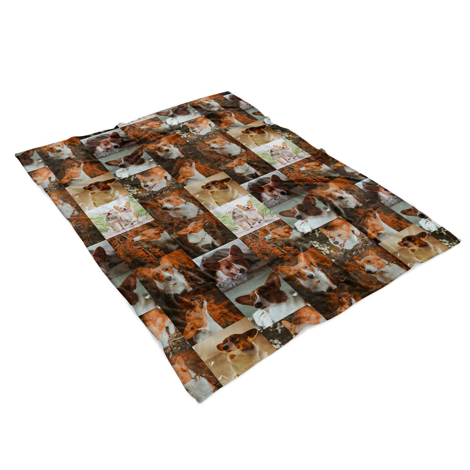 All Over Photo Collage Personalised Blanket With 40 Images