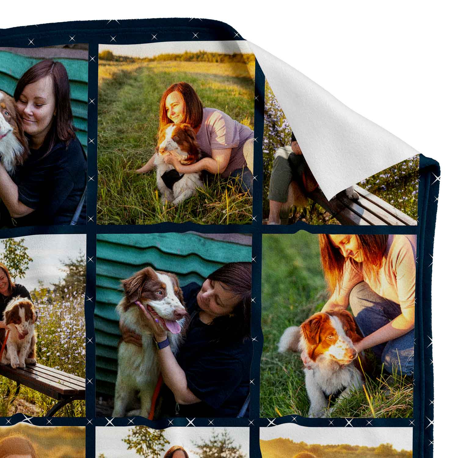 Special Memories Photo Collage Personalised Dog Blanket