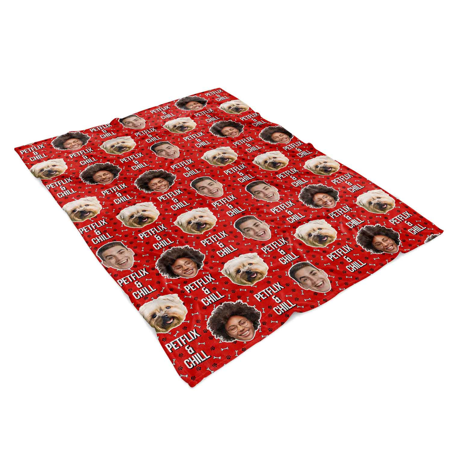 Netflix & Chill Personalised Dog Blanket