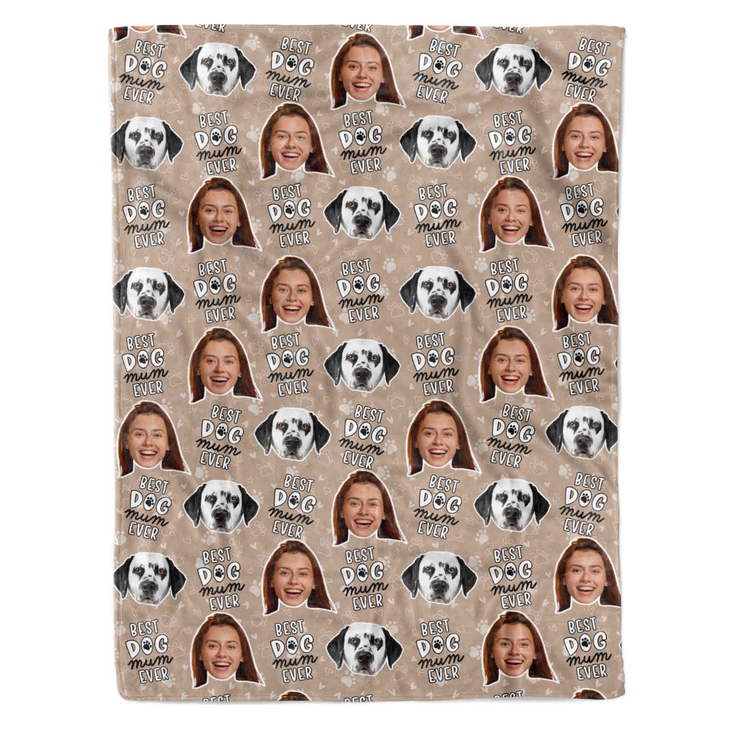 Best Dog Mum Ever Personalised Dog Blanket