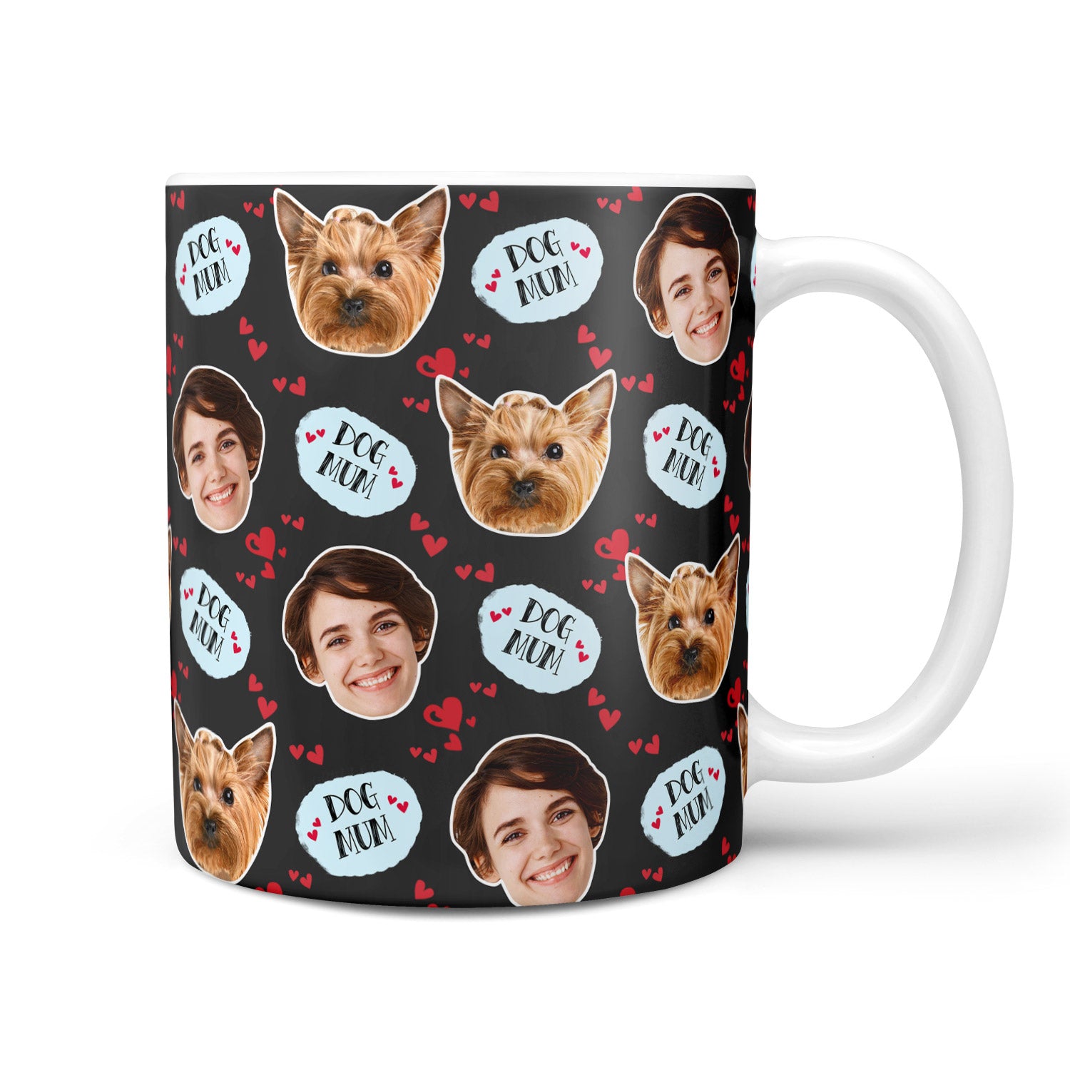 Dog Mum Love Print Personalised Mug