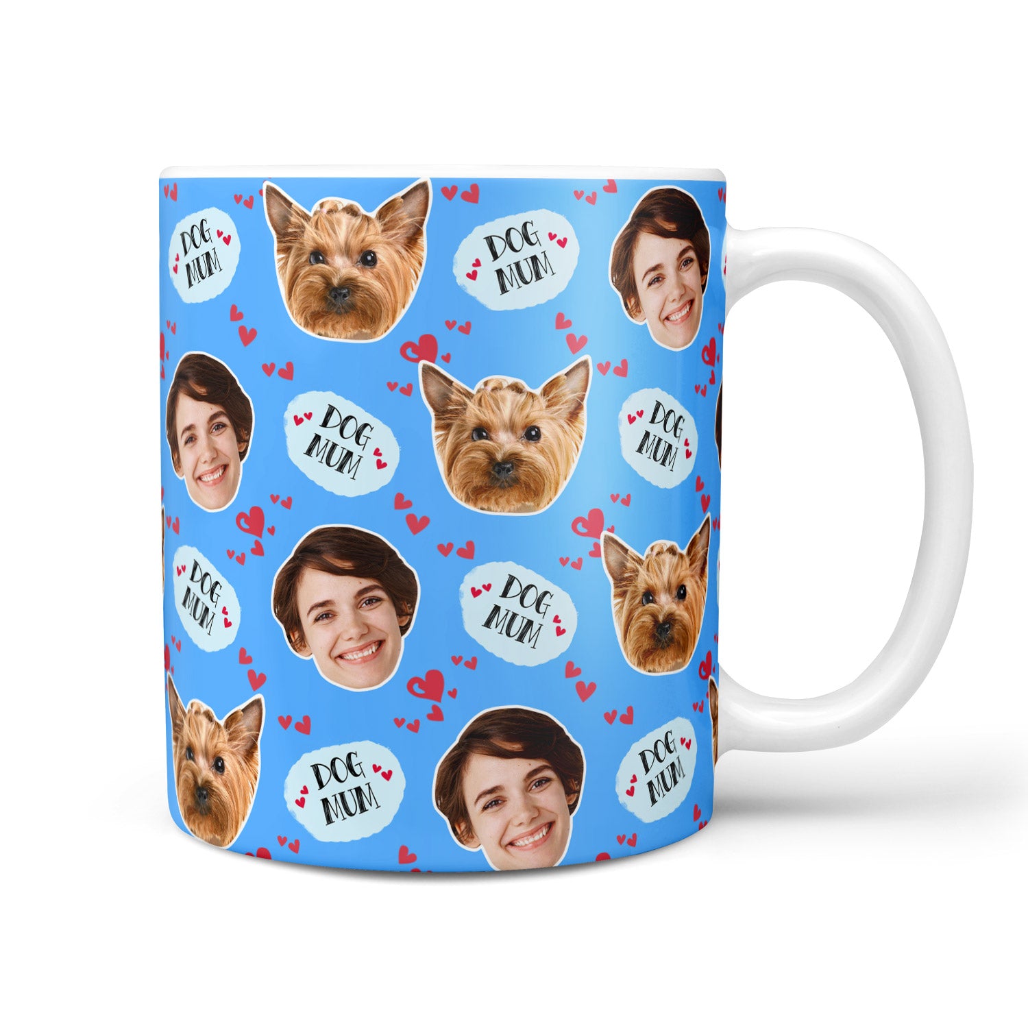 Dog Mum Love Print Personalised Mug