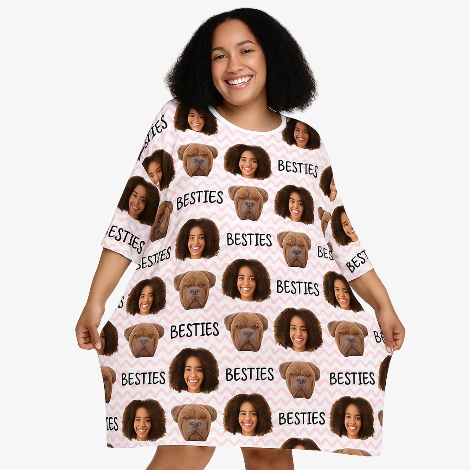 Besties Ladies Sleepy Nightshirt