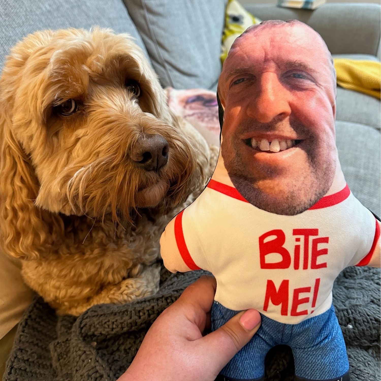 Bite Me personalised Dog Toy