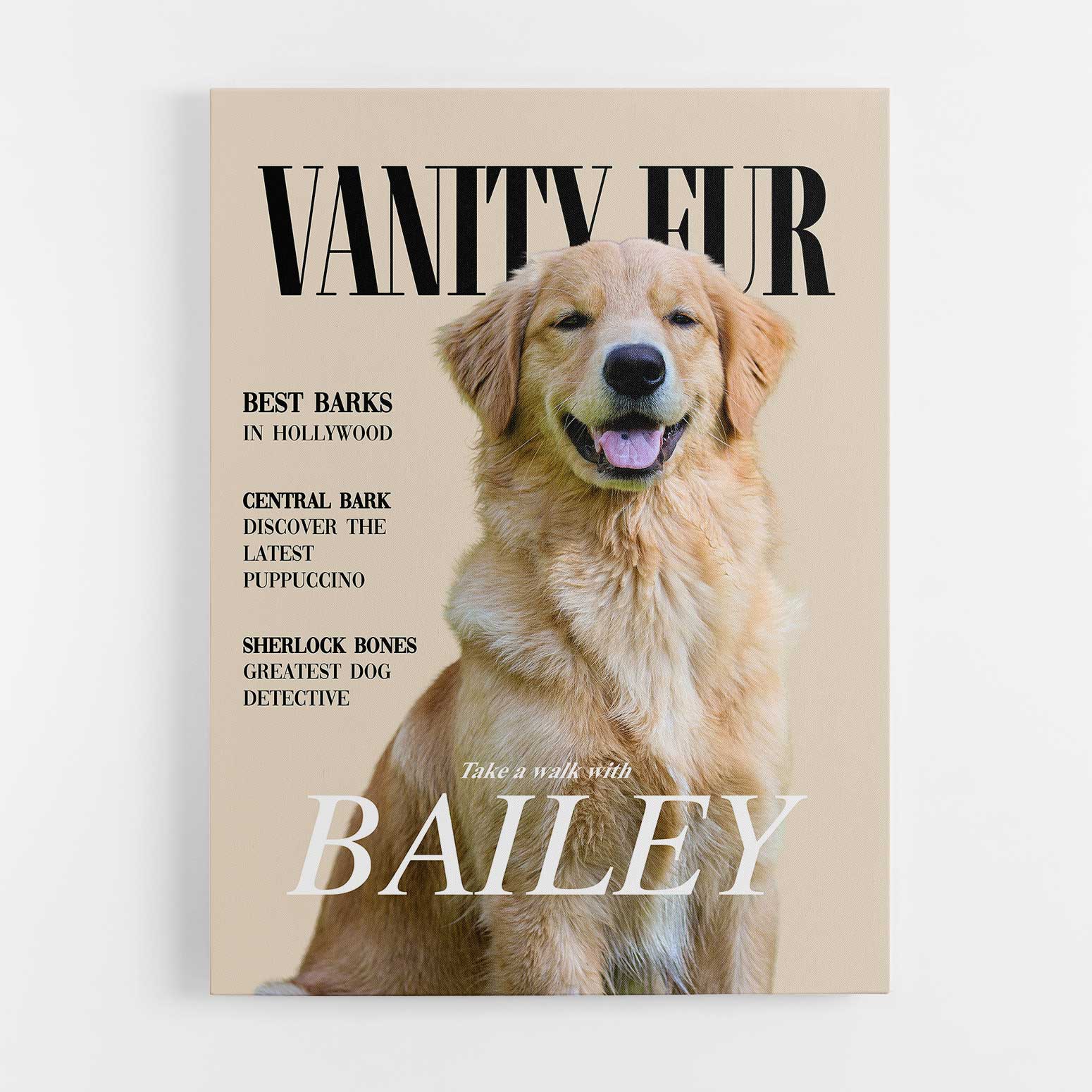Vanity Fur Photo Canvas