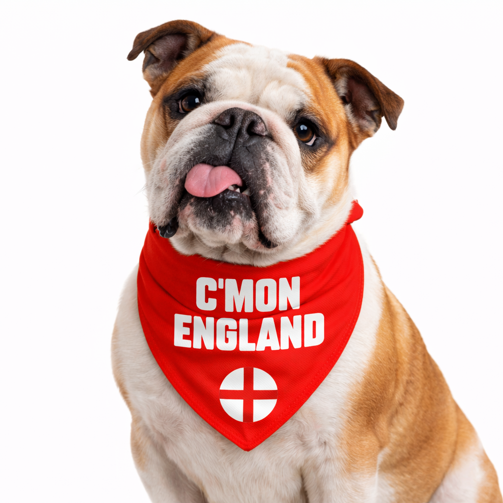 Come on England Dog Bandana