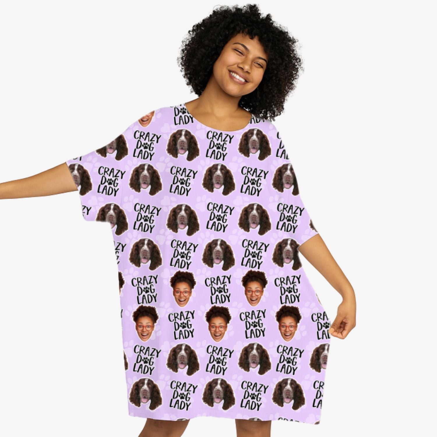 Crazy Dog Lady Sleepy Nightshirt
