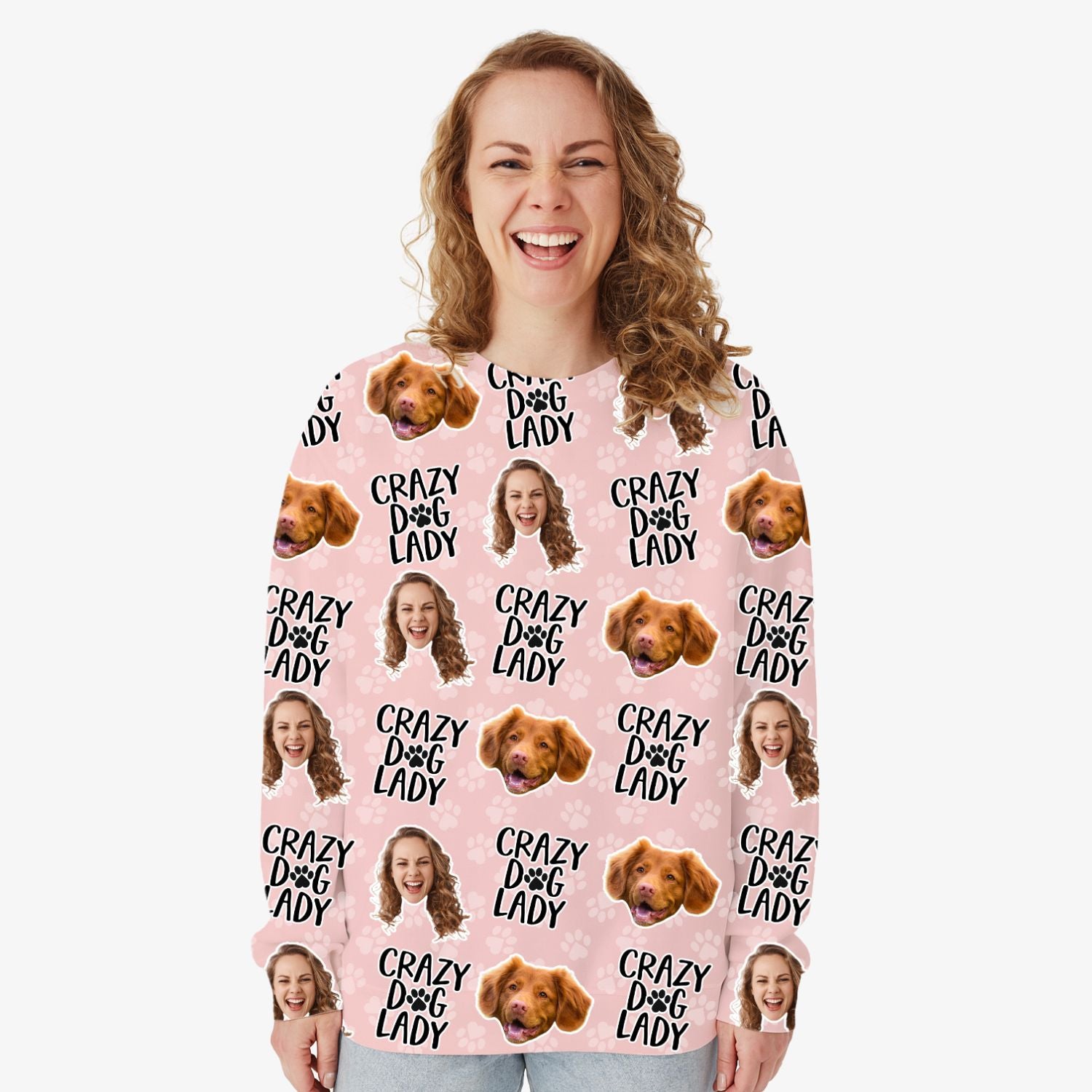 Crazy Dog Lady Personalised Sweatshirt