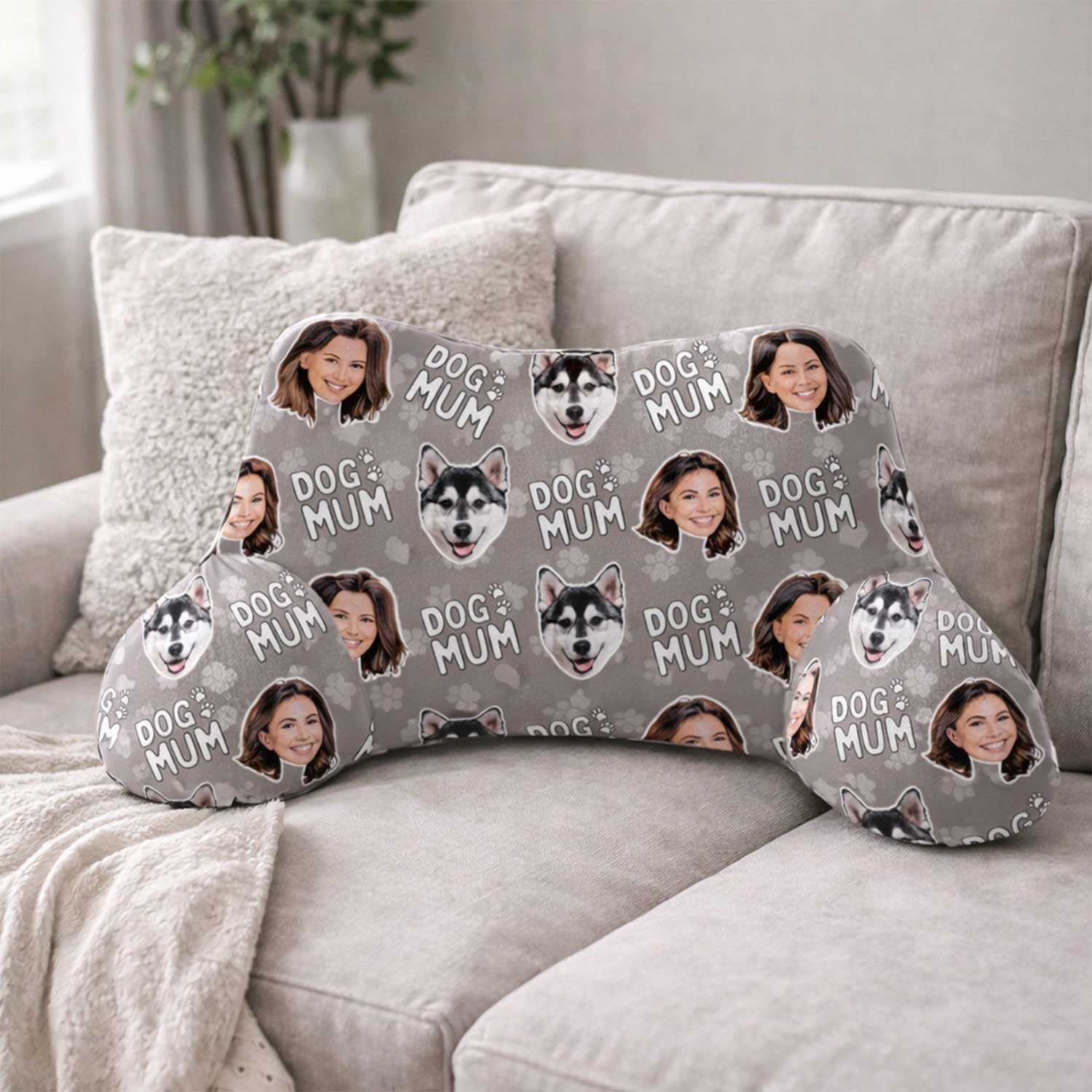 Personalised Dog Mum Cuddle Cushion