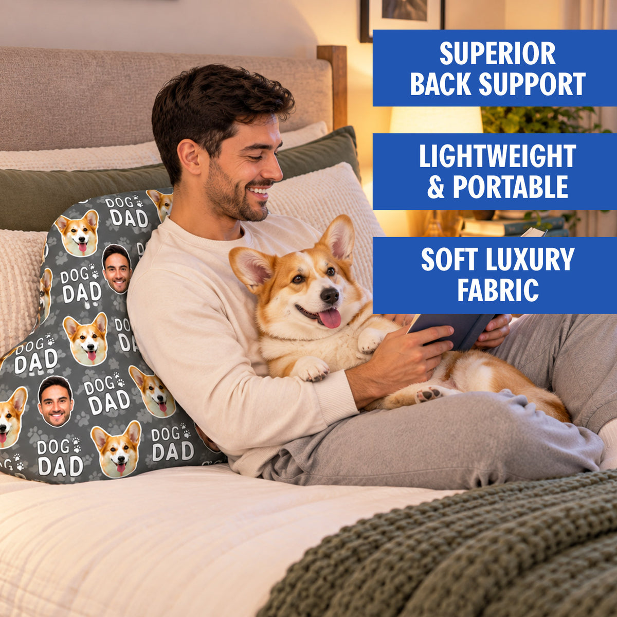 Personalised Dog Mom Cuddle Cushion