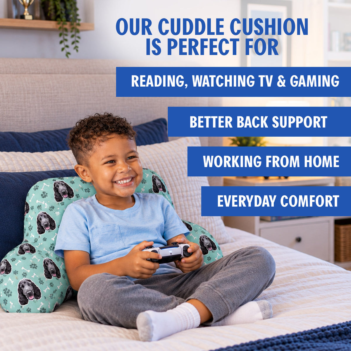 Personalised Dog Mom Cuddle Cushion