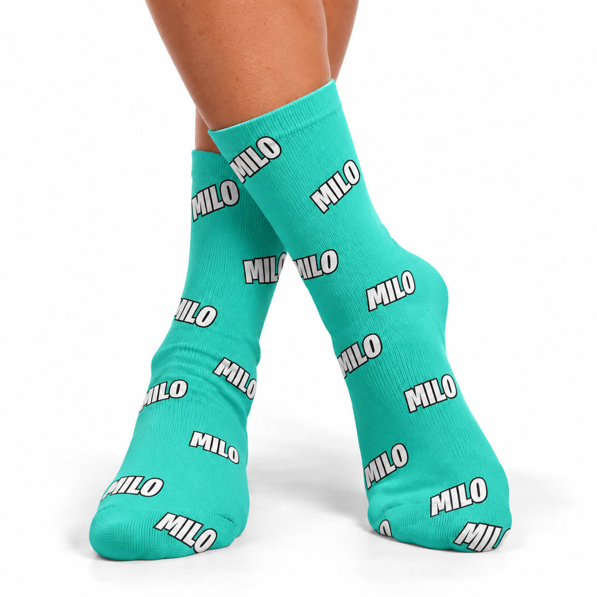 Custom Name Print Personalised Dog Socks
