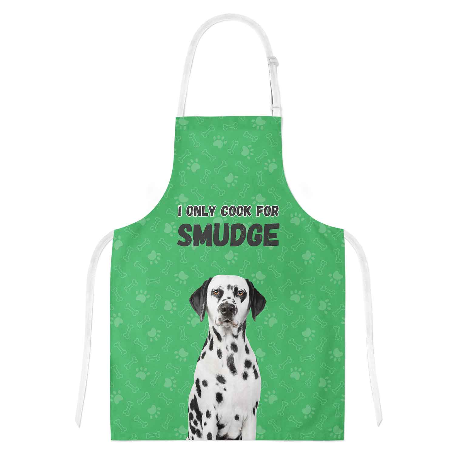I Only Cook For (Dogs Name) Personalised Apron